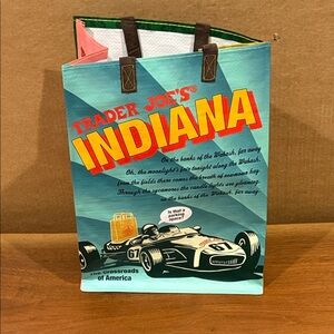 Trader Joe's Indiana Racing Tote Bag - Blue and Yellow All state bags 3 for $21
